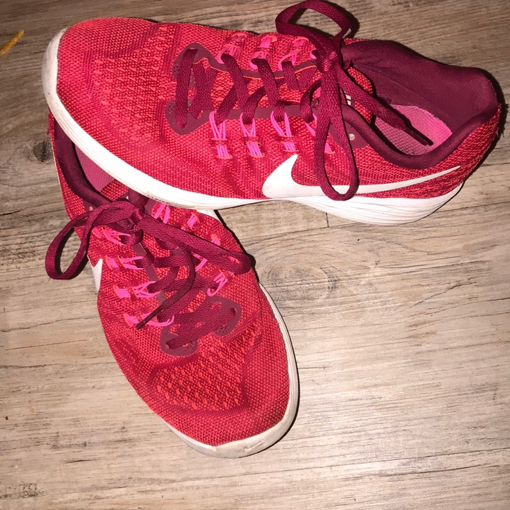 Red NIKE LUNARTEMPO 2 Sz 8
